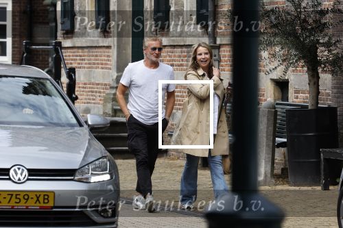 Naarden, 17 juli 2023
Linda de Mol samen met  Erland Galjaard