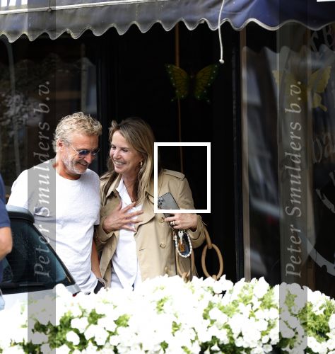 Naarden, 17 juli 2023
Linda de Mol samen met  Erland Galjaard