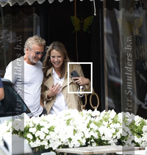 Naarden, 17 juli 2023
Linda de Mol samen met  Erland Galjaard