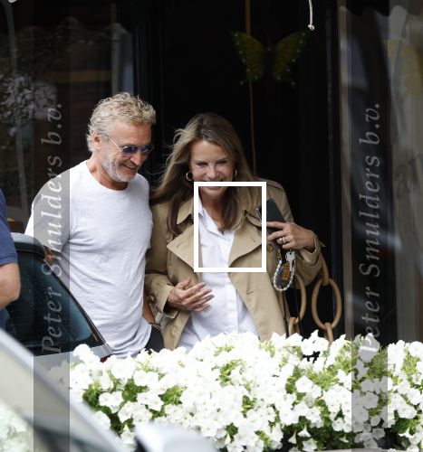 Naarden, 17 juli 2023
Linda de Mol samen met  Erland Galjaard