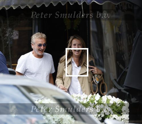 Naarden, 17 juli 2023
Linda de Mol samen met  Erland Galjaard
