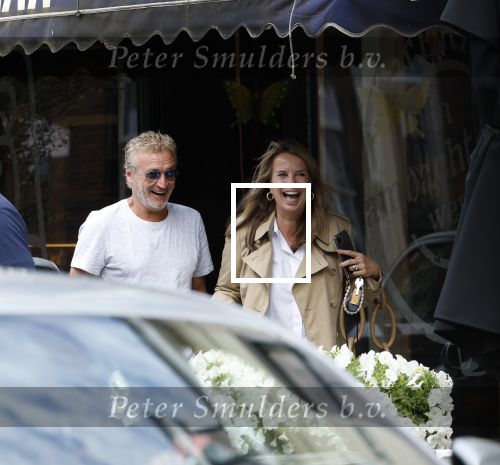 Naarden, 17 juli 2023
Linda de Mol samen met  Erland Galjaard