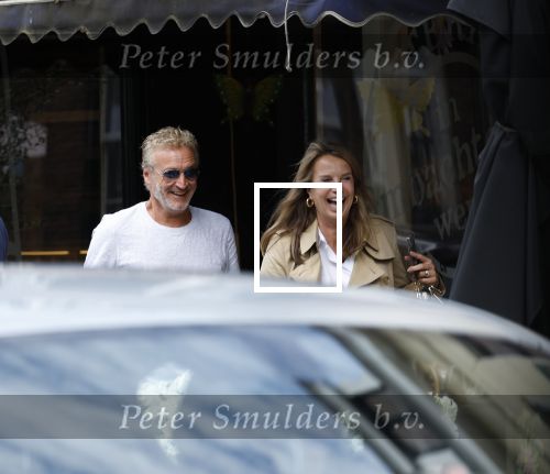Naarden, 17 juli 2023
Linda de Mol samen met  Erland Galjaard
