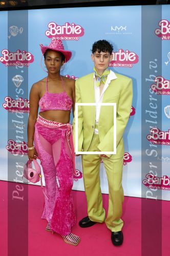 Amsterdam 18 juli 2023
Premiere Barbie in Tuschinski.
Mandy Woelkens met Thorn de Vries