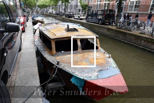 Amsterdam 4 juli 2023
De boot van mauel Broekman uitgebrand in de grachten van Amsterdam.