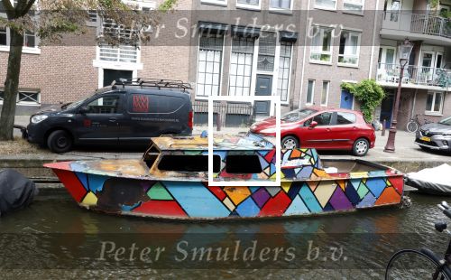 Amsterdam 4 juli 2023
De boot van mauel Broekman uitgebrand in de grachten van Amsterdam.