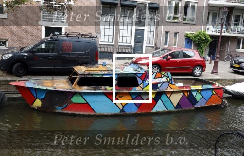 Amsterdam 4 juli 2023
De boot van mauel Broekman uitgebrand in de grachten van Amsterdam.