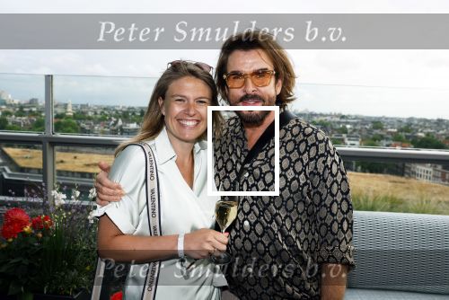 Amsterdam 29 juni 2023
Opening nieuwe rooftop bar in het Double Tree Hilton Hotel.
Mari v d Ven met mevr Cock