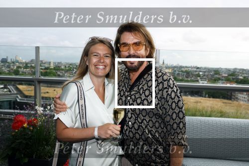 Amsterdam 29 juni 2023
Opening nieuwe rooftop bar in het Double Tree Hilton Hotel.
Mari v d Ven met mevr Cock