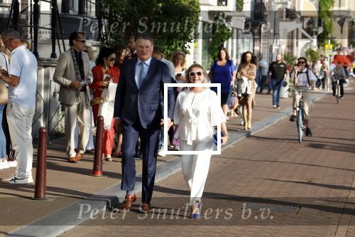 Amsterdam 6 juli 2023
Amsterdamse premiere in carre van musical Les Miserables.
Mariska v Kolck met vriend