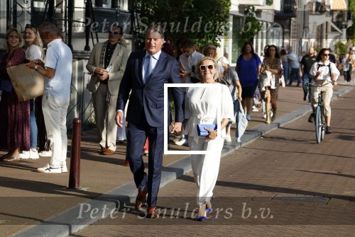Amsterdam 6 juli 2023
Amsterdamse premiere in carre van musical Les Miserables.
Mariska v Kolck met vriend