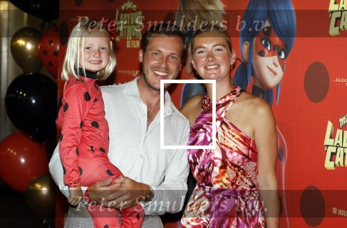 Amsterdam 25 juni 2023
Premiere Ladybug Catnoir in Pathe Arena.
Maxime Meiland en Leroy Molkenboer met dochter Claire