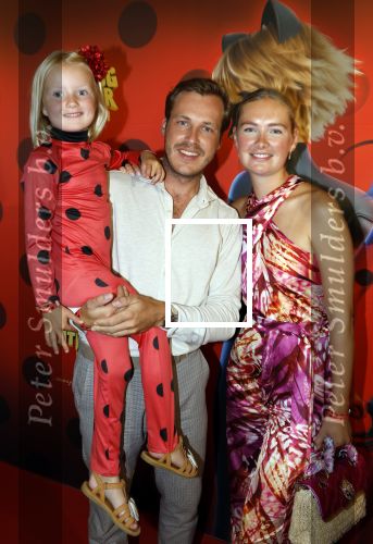 Amsterdam 25 juni 2023
Premiere Ladybug Catnoir in Pathe Arena.
Maxime Meiland en Leroy Molkenboer met dochter Claire