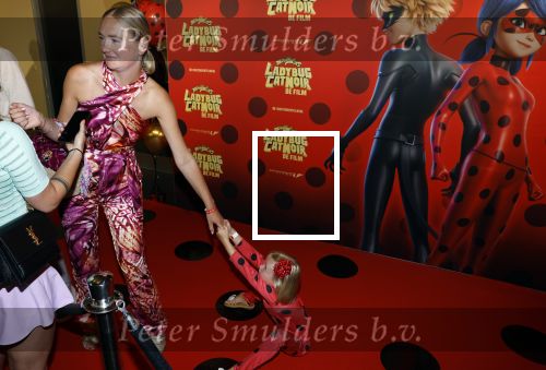 Amsterdam 25 juni 2023
Premiere Ladybug Catnoir in Pathe Arena.
Maxime Meiland en Leroy Molkenboer met dochter Claire