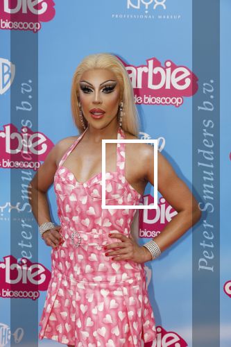 Amsterdam 18 juli 2023
Premiere Barbie in Tuschinski. Miss Envy Peru