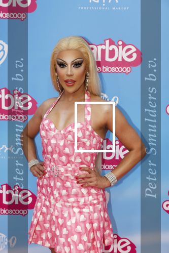 Amsterdam 18 juli 2023
Premiere Barbie in Tuschinski. Miss Envy Peru