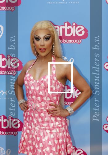 Amsterdam 18 juli 2023
Premiere Barbie in Tuschinski. Miss Envy Peru