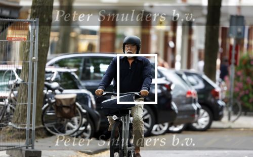 Amsterdam 29 juni 2023
Oscar Hammerstein met helm op zijn electrische v Moof fiets in Amsterdam Zuid