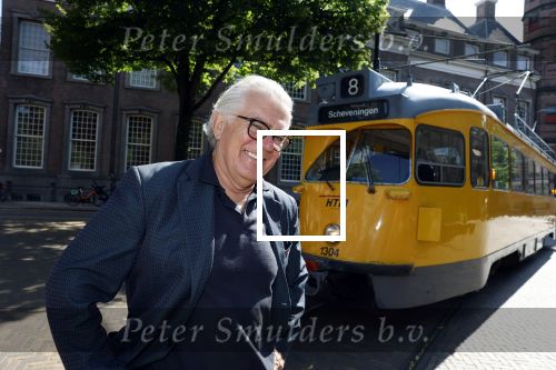 Den Haag 2 juli 2023
Erik de Zwart en vriiend/collega Paul v d Lugt rijden op een tram in Den haag