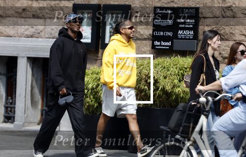 Amsterdam 18 juli 2023
Rapper Dio met een vriend in Amsterdam zuid.