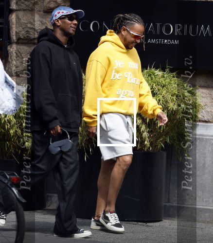 Amsterdam 18 juli 2023
Rapper Dio met een vriend in Amsterdam zuid.