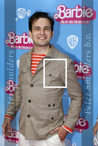 Amsterdam 18 juli 2023
Premiere Barbie in Tuschinski.
Rob Goosens met partner