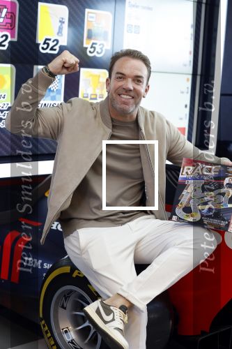 Zandvoort 6 juli 2023
Presentatie Formule 1 F1 spel van Robert Doornbos en Chantal Bles in de box van Redbull op circuitpark Zandvoort.