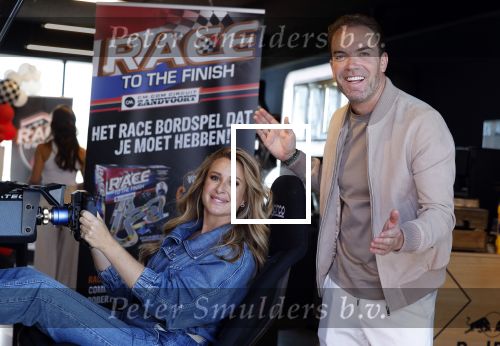 Zandvoort 6 juli 2023
Presentatie Formule 1 F1 spel van Robert Doornbos en Chantal Bles in de box van Redbull op circuitpark Zandvoort.