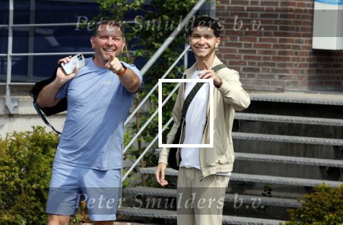 Amstelveen 4 juli 2023
Robert leroy en zijn zoon Joshua gaan samen sporten in Amstelveen.