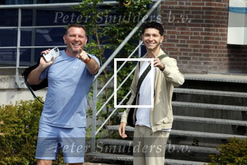 Amstelveen 4 juli 2023
Robert leroy en zijn zoon Joshua gaan samen sporten in Amstelveen.