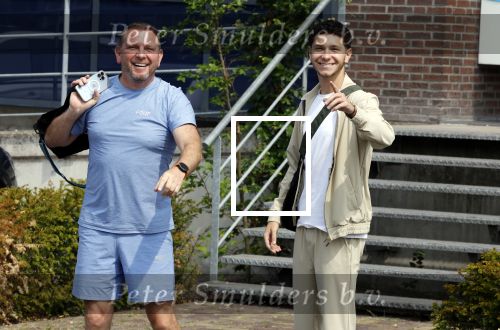 Amstelveen 4 juli 2023
Robert leroy en zijn zoon Joshua gaan samen sporten in Amstelveen.