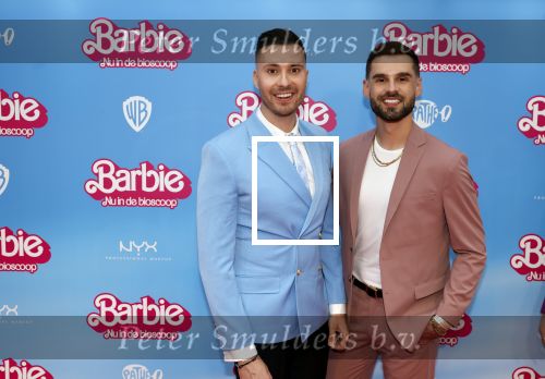 Amsterdam 18 juli 2023
Premiere Barbie in Tuschinski.
Rutger Vink met partner Thomas van Grinsven