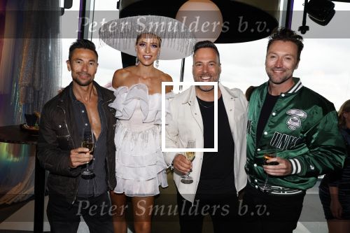 Amsterdam 29 juni 2023
Opening nieuwe rooftop bar in het Double Tree Hilton Hotel.
Silvain Janneke Scherpenhuyzen Barry paf en Robin Pors