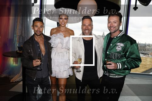 Amsterdam 29 juni 2023
Opening nieuwe rooftop bar in het Double Tree Hilton Hotel.
Silvain Janneke Scherpenhuyzen Barry paf en Robin Pors