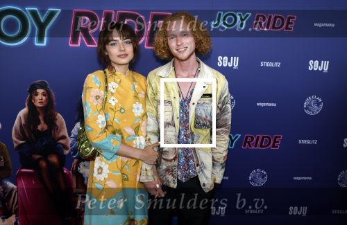 Utrecht 4 juli 2023
Premiere Joy Ride in Pathe Leidsche Rijn .
Sophie Bouquet met vriend