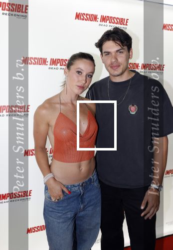 Amsterdam 10 juli 2023
Premiere Mission Impossible in Pathe Arena .
Suzanne Schulting en haar vriend Sam v Royen
