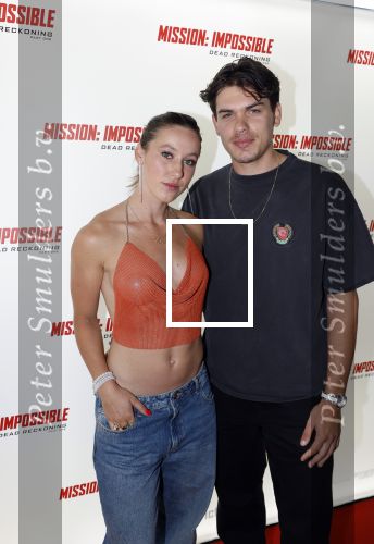Amsterdam 10 juli 2023
Premiere Mission Impossible in Pathe Arena .
Suzanne Schulting en haar vriend Sam v Royen