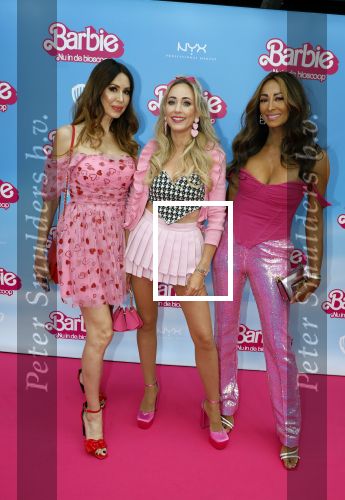 Amsterdam 18 juli 2023
Premiere Barbie in Tuschinski.
Tamara Elbaz Hella Huizinga en Maria Tailor