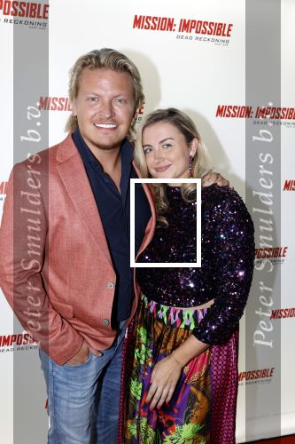 Amsterdam 10 juli 2023
Premiere Mission Impossible in Pathe Arena .
Thomas Berge met zijn vriendin Elianne