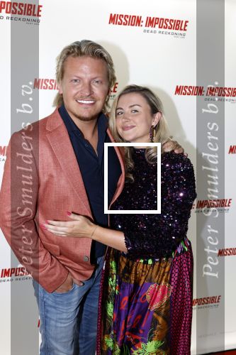 Amsterdam 10 juli 2023
Premiere Mission Impossible in Pathe Arena .
Thomas Berge met zijn vriendin Elianne