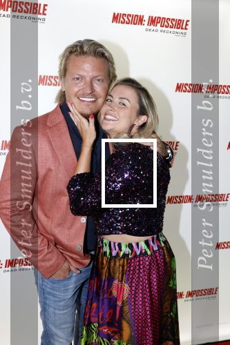 Amsterdam 10 juli 2023
Premiere Mission Impossible in Pathe Arena .
Thomas Berge met zijn vriendin Elianne