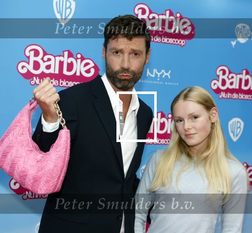 Amsterdam 18 juli 2023
Premiere Barbie in Tuschinski. Timur Perlin en dochter Nike Perlin