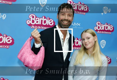 Amsterdam 18 juli 2023
Premiere Barbie in Tuschinski. Timur Perlin en dochter Nike Perlin