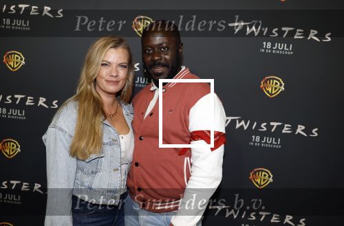 Hilversum 16 juli 2024
Premiere Twisters in bioscoop in Hilversum. Andre Dongelmans met een vriendin