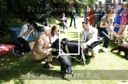 Arnhem 7 juli 2024
Annemarie Bruning en Frits Maeijer trouwen . Hun honden moeder en zoon zijn de getuigen . Marlayne Sahupala in de BAB en zingt verschillende liedjes .