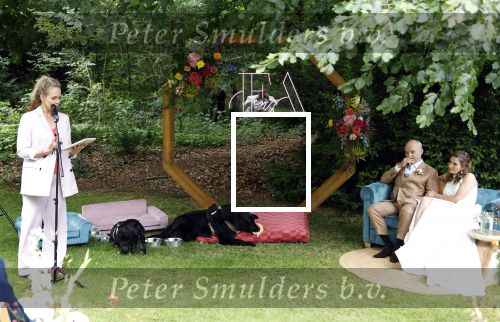 Arnhem 7 juli 2024
Annemarie Bruning en Frits Maeijer trouwen . Hun honden moeder en zoon zijn de getuigen . Marlayne Sahupala in de BAB en zingt verschillende liedjes .