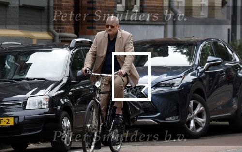 Amsterdam 9 juli 2024
Felix Rottenberg op de fiets in Amsterdam zuid.