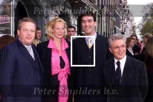 Amsterdam 23 september 2001
Premiere de Titanic in Carre
Guido Maas en Marijke Schaaphok en Jacques d Ancona
Peter Smulders bv