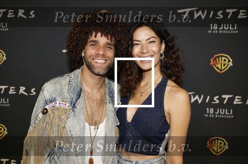 Hilversum 16 juli 2024
Premiere Twisters in bioscoop in Hilversum. Jermaine Fleur met partner