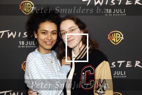 Hilversum 16 juli 2024
Premiere Twisters in bioscoop in Hilversum. Julia Tan met partner